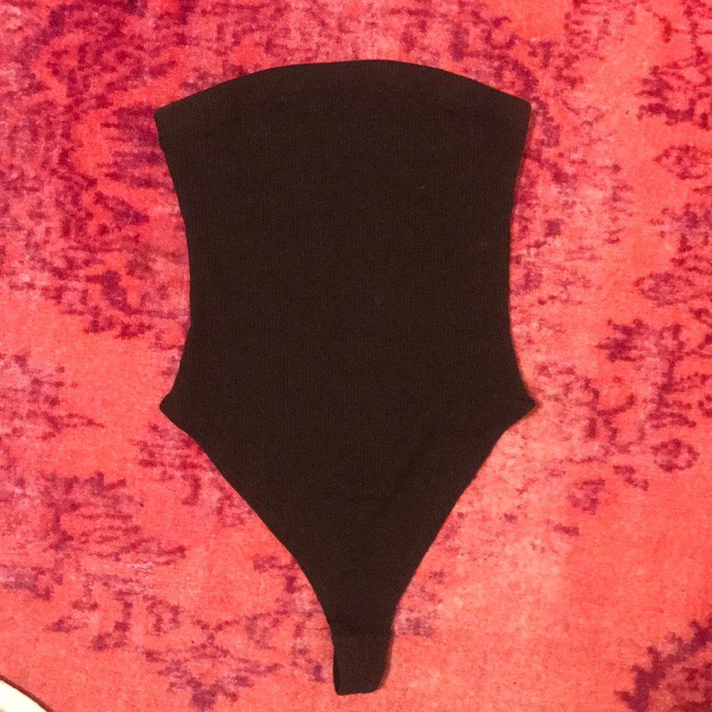 Urban Outfitters Black Tube Top Bodysuit